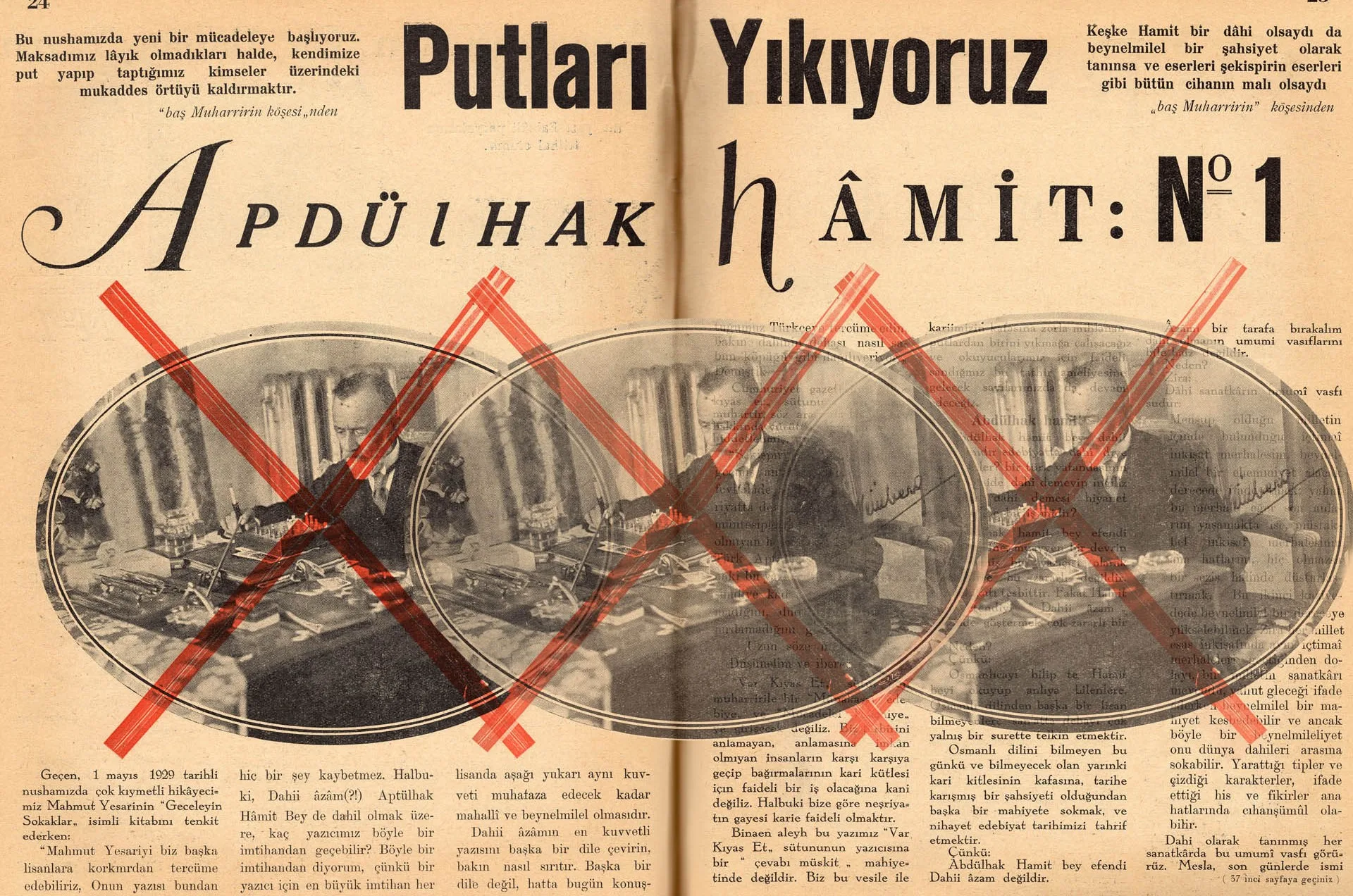 Putlari-Yikiyoruz Nâzım Hikmet Putları Yıkıyor!
