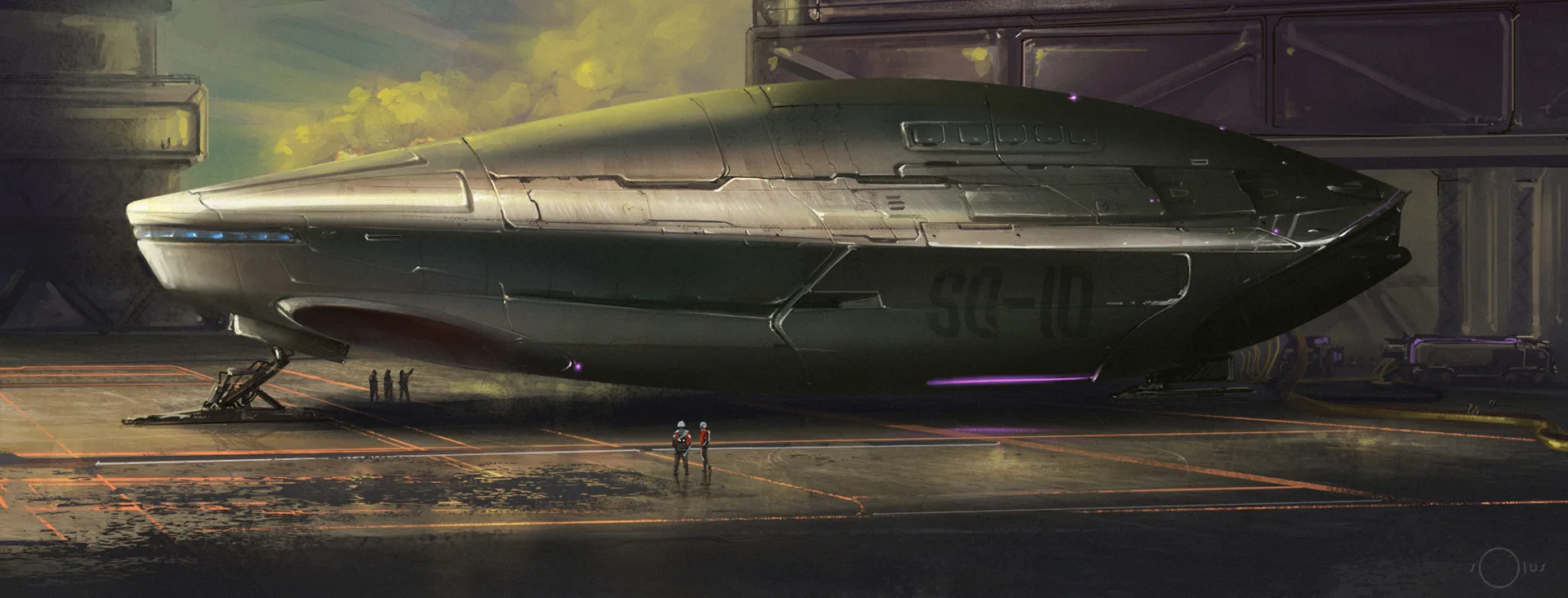 emre-aktuna-spaceshiplowres Distopya Tutkunu Bir Çizer: Emre Aktuna