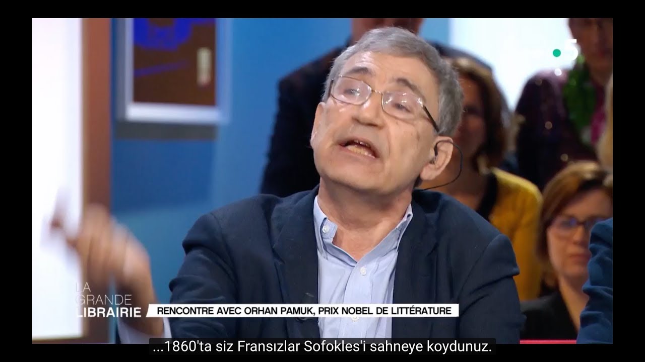 Orhan Pamuk, Fransız kanalında Kırmızı Saçlı Kadın romanını anlatıyor (Türkçe altyazılı)