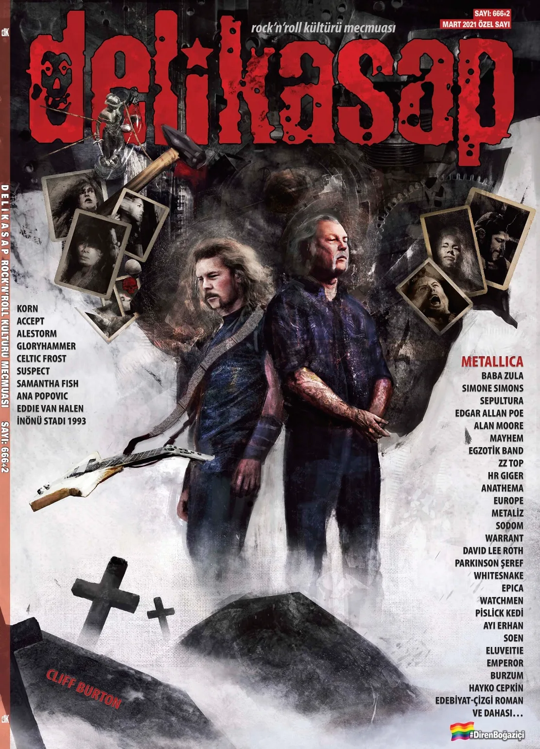 Rock & Metal ve Karşı Kültür Dergisi DeliKasap 666+2. Sayısı Çıktı