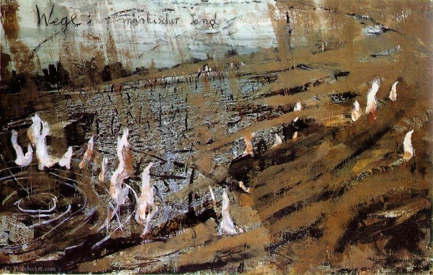 Anselm_Kiefer-March_sand Kaçmak (Şiir)