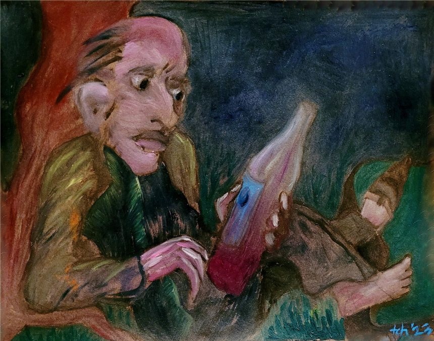 5Drunk_44x11_inch ÇİRKİN ADAM (ŞİİR)