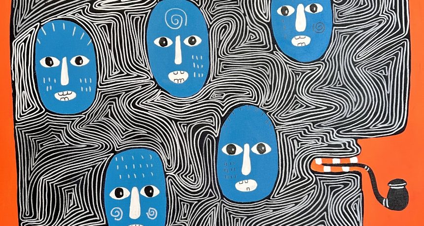 oie_W6vy81CXp1NV Dilek Özalp’ın resimlerinde sembolik formlar