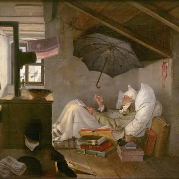 Carl Spitzweg, Yoksul Şair, 1919 Şairin Odası Nasıl Çalındı?