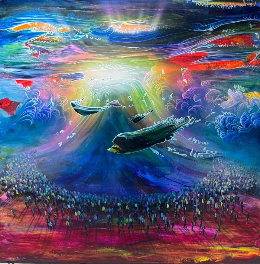 Raşit Altun_3_100x100cm RESİMDE YEDİ FİGÜRATİF YEDİ GAM