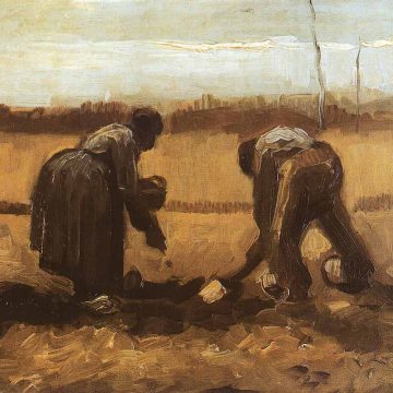 vincent-van-gogh-ciftci-ve-hanimi-patates-ekerken Köylüler (Şiir)