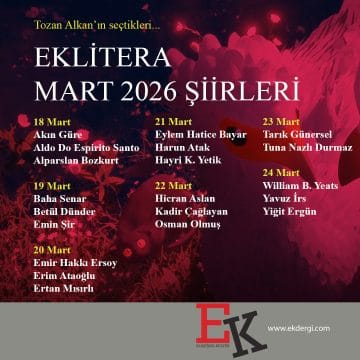 #eklitera Mart Şiir Seçkisi