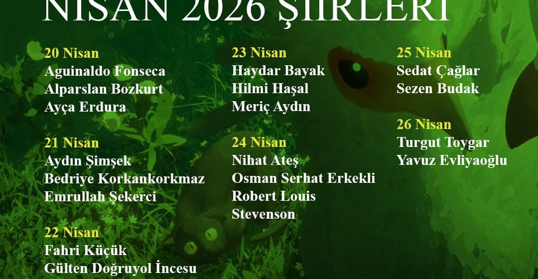 #eklitera Nisan Şiir Seçkisi