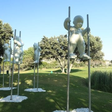 Bodrum Golf Club’ta Ayla Turan ve Kemal Tufan’ın Heykel Sergisi Sanatseverlerle Buluştu.