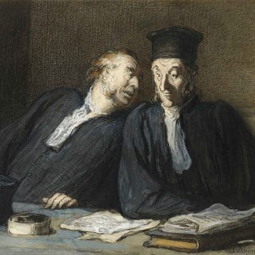 honore-daumier-iki-avukat-_istanbul-sanat-evi Çatışan Laiklik Anlayışları Arasında Daralan Laiklik Ufku