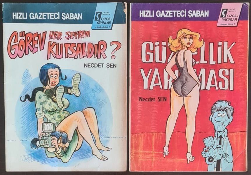 HızlıGazeteciŞaban Hızlı Gazeteci’nin ilk, daha karikatürize dönemi (1980-1981)
