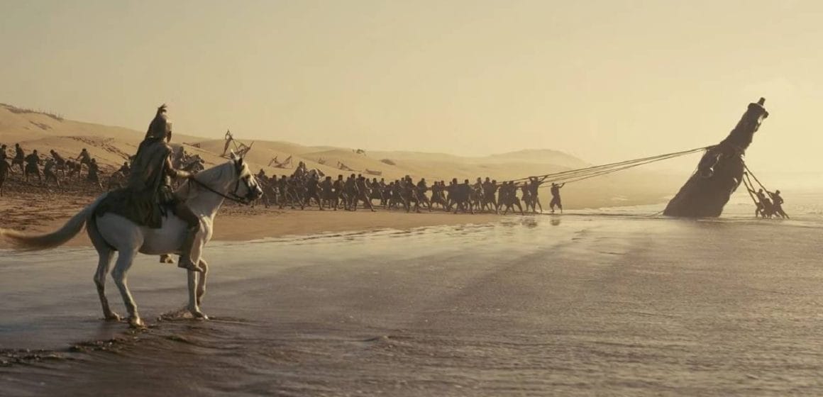 The-Odyssey-Elliot-Page-Rolu-Asil-Sinon Odysseia, heyecan verici ve gerici bir ağıttır